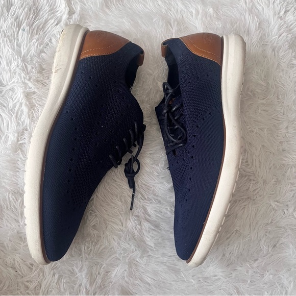 G.H. Bass & Co. Mens Kole Knit UL X Casual Oxford Shoe - 10.5 M Navy/Tan - Picture 10 of 15